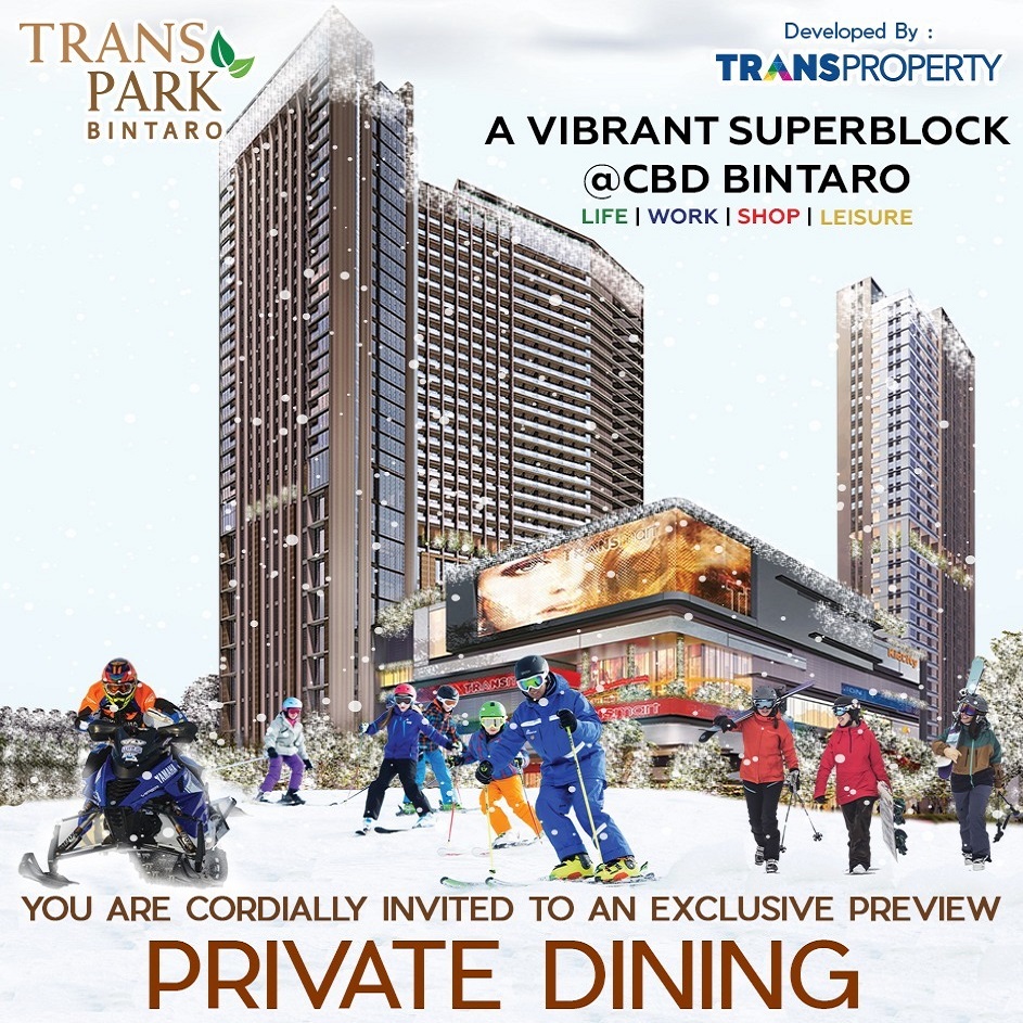 Private Dinning Transpark Bintaro 16 May 2019