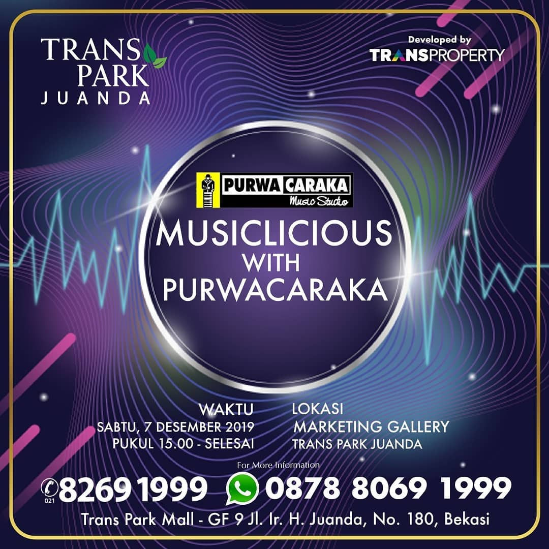 Musiclicious with Purwacaraka Transpark Juanda