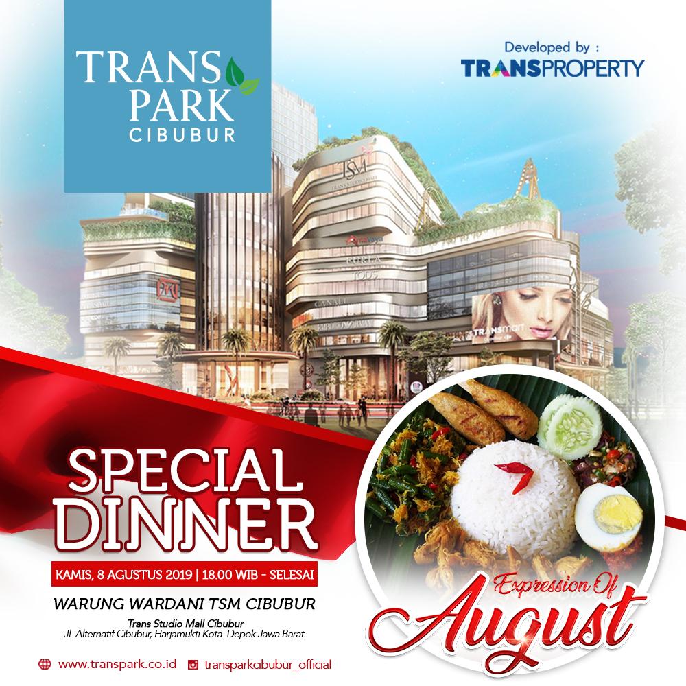 Special Dinner 8 Agustus 2019 Transpark Cibubur