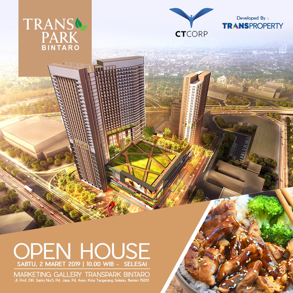 Open House Transpark Bintaro 2 Maret 2019