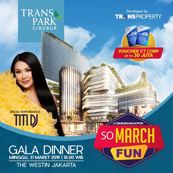 Gala Dinner with Transpark Cibubur The Westin Jakarta