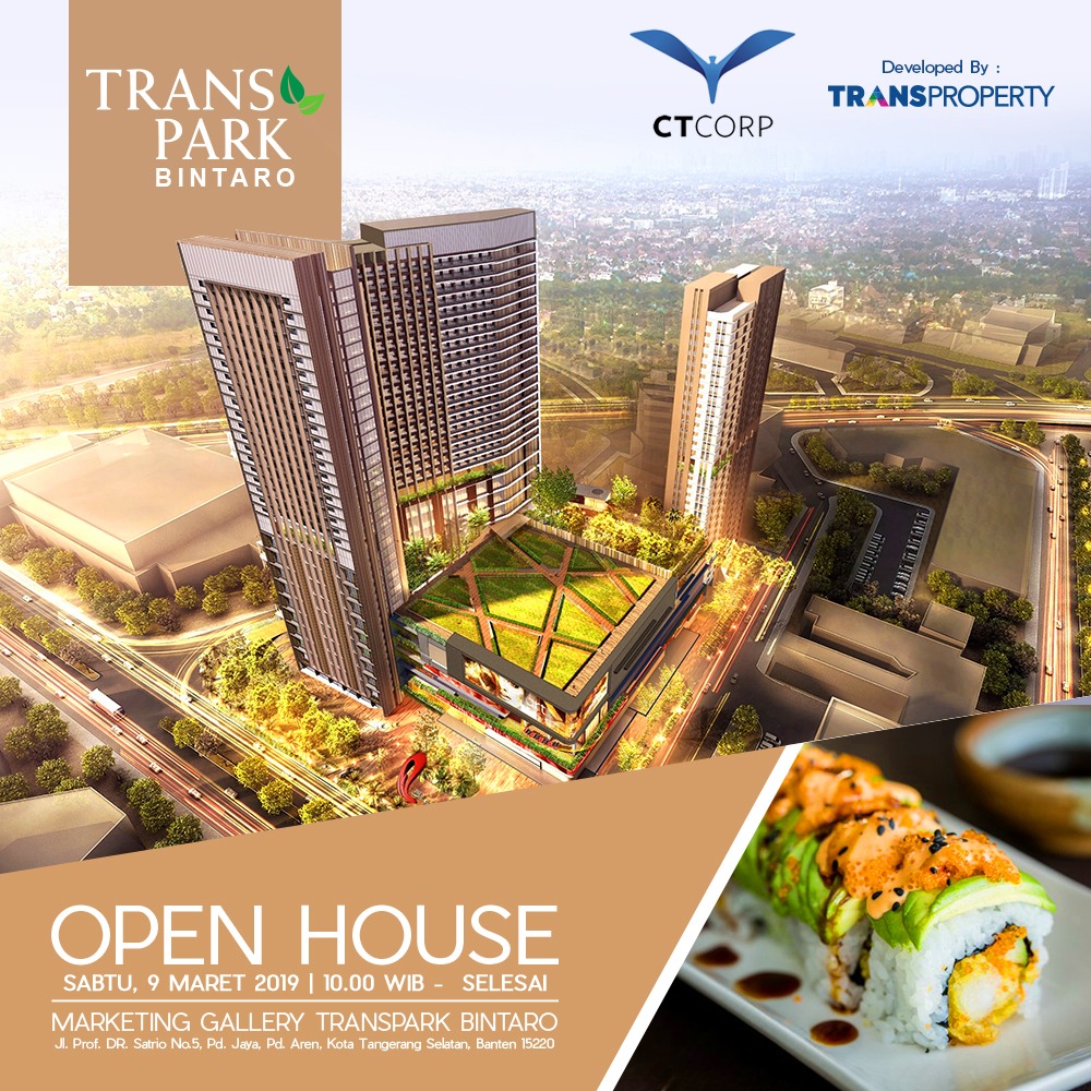 Open House Transpark Bintaro 9 Maret 2019