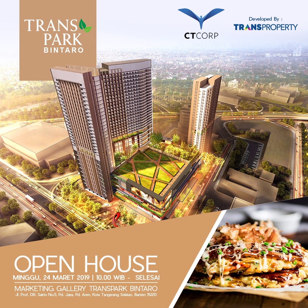 Open House Transpark Bintaro 24 Maret 2019