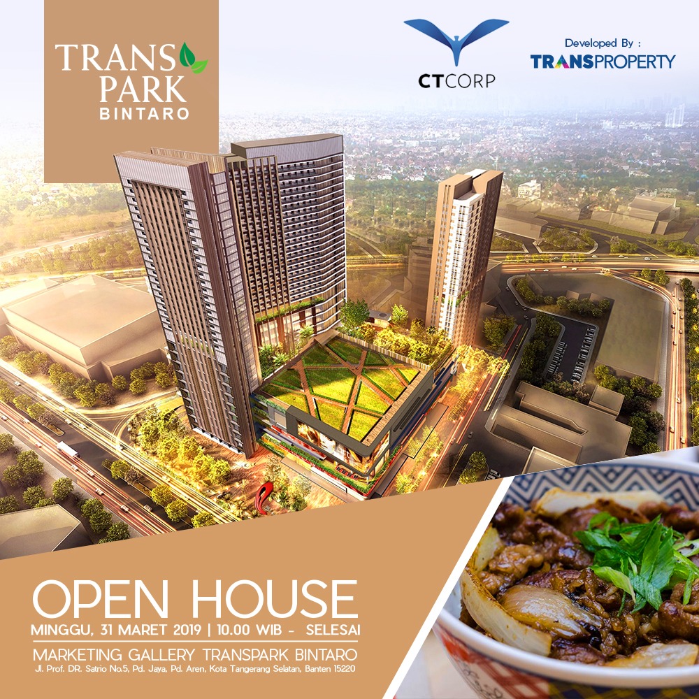 Open House Transpark Bintaro 31 Maret 2019