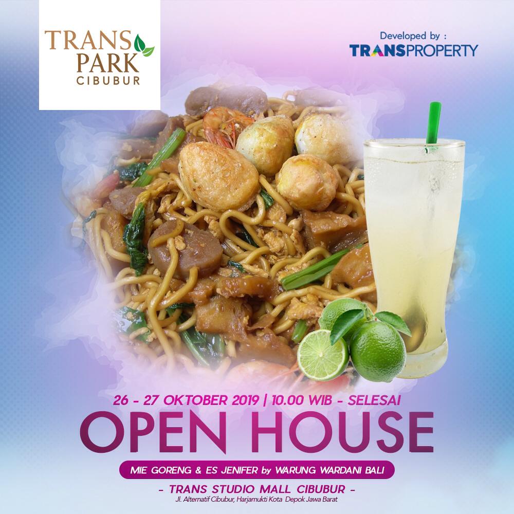 Open House 26 & 27 Oktober 2019 Transpark Cibubur
