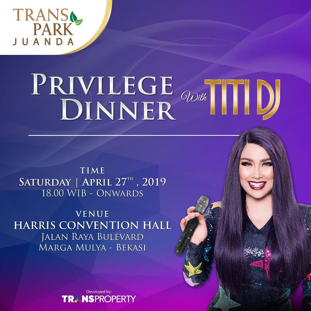 Invitation Privilege Dinner with TITI DJ