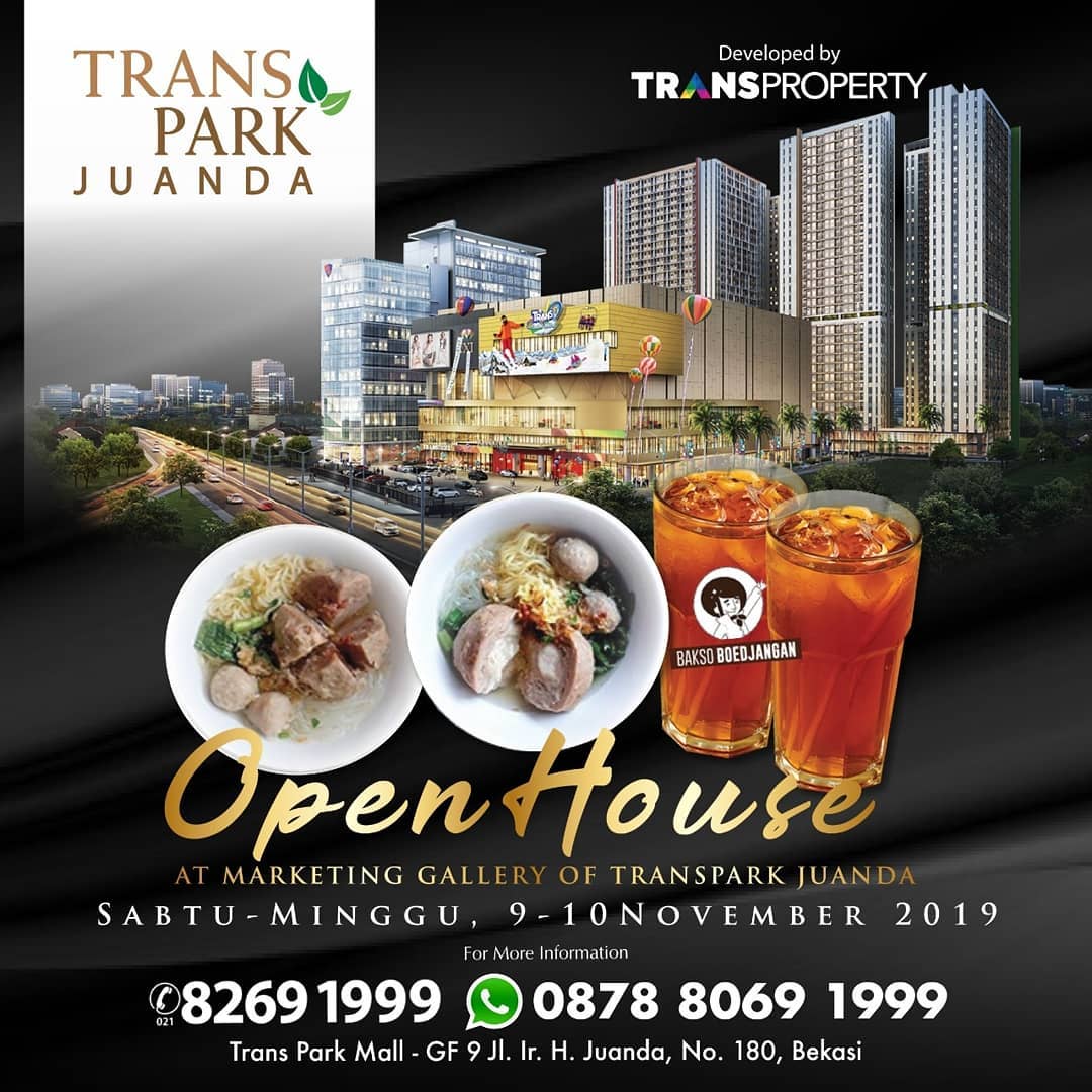 Open House Transpark Juanda 9 & 10 November 2019