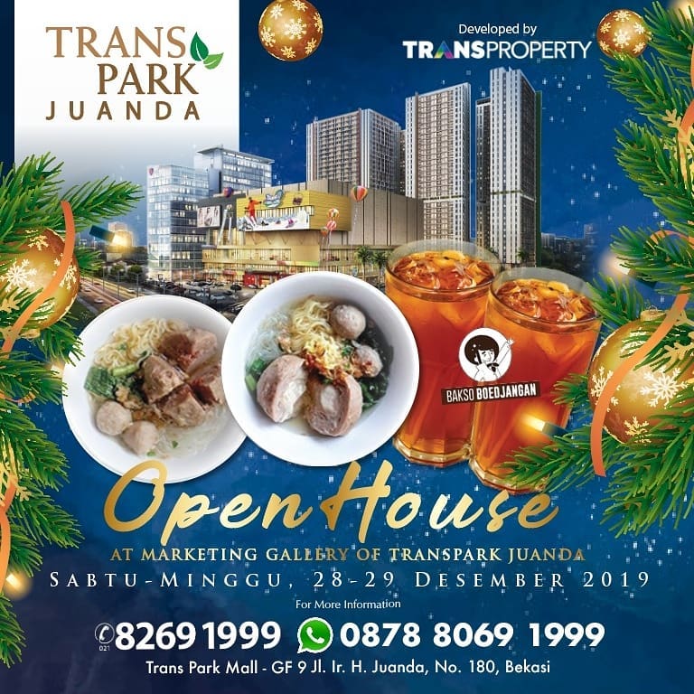 Open House Transpark Juanda 28 & 29 Desember 2019