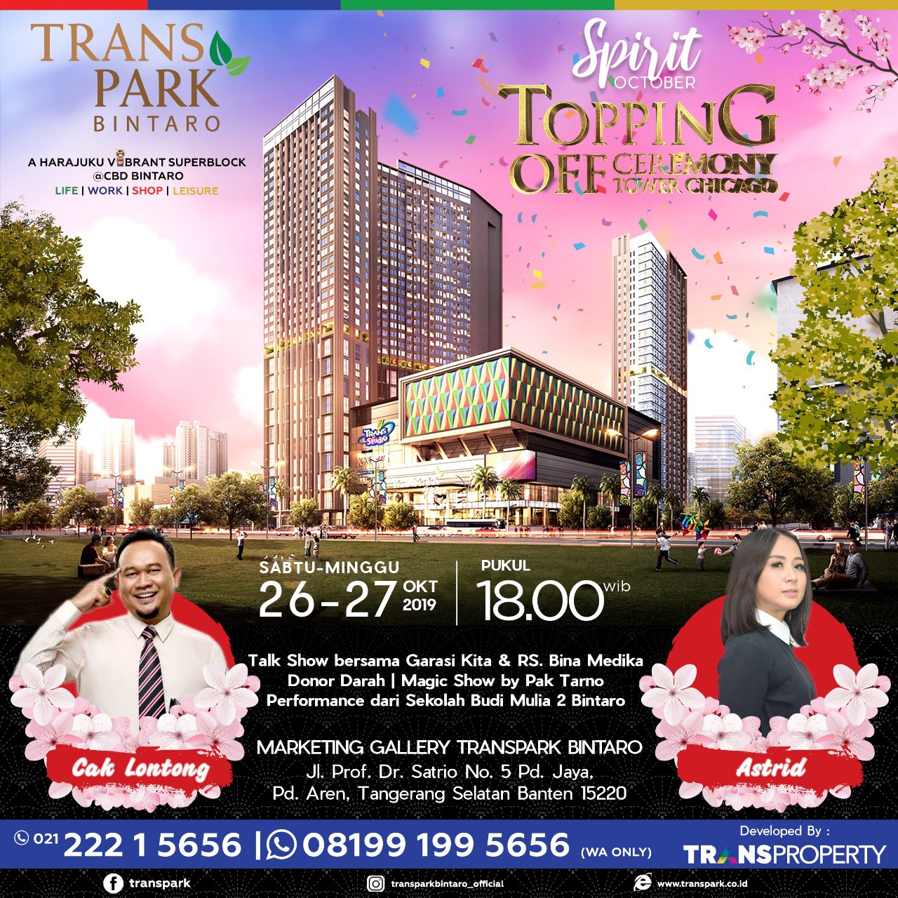 Topping Off Ceremony Tower Chicago Transpark Bintaro