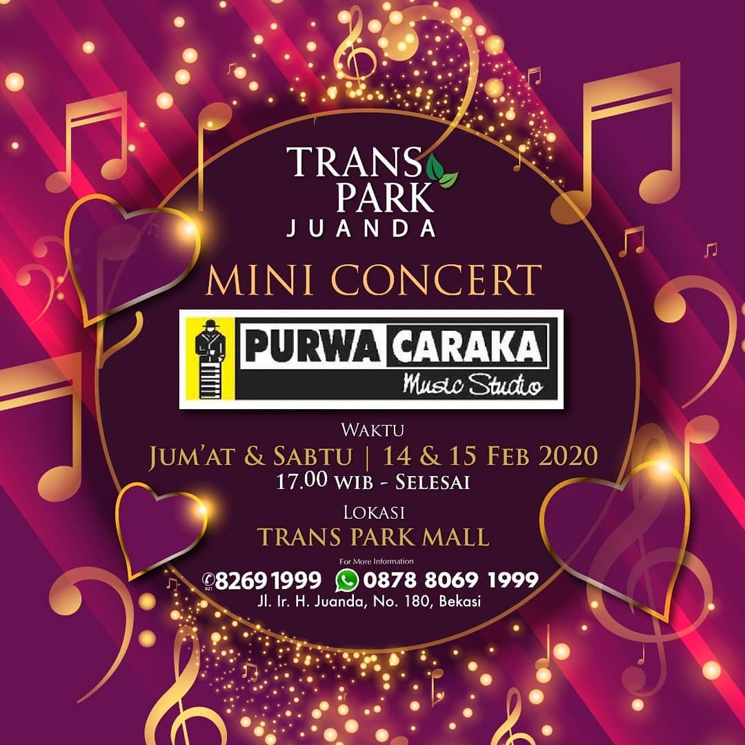 Mini Concert Purwacaraka Music Studio Trans Park Mall Juanda
