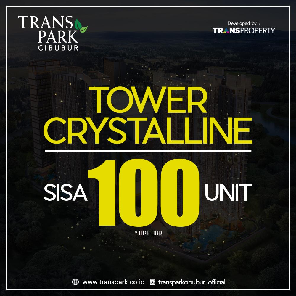 Tower Crystalline Tinggal 100 Unit