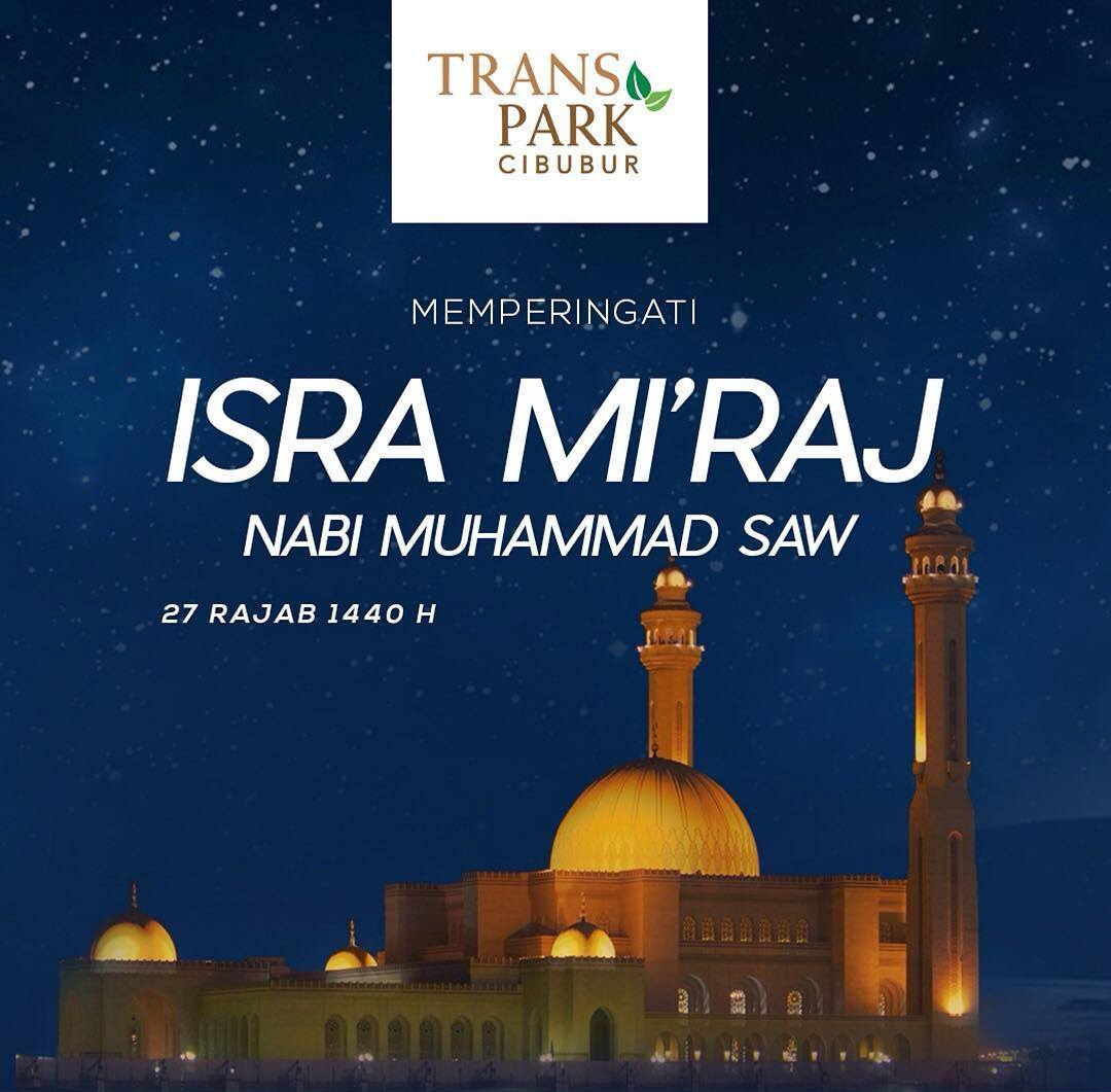 Isra Miraj 27 Rajab 1440 H Nabi Muhammad SAW