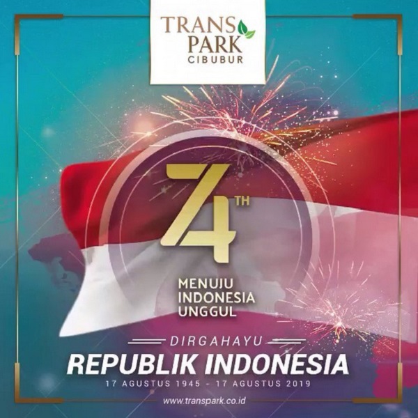Dirgahayu Republik Indonesia 74th Transpark Cibubur