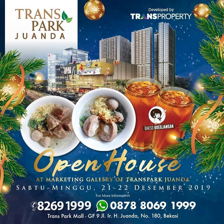 Open House Transpark Juanda 21 & 22 Desember 2019