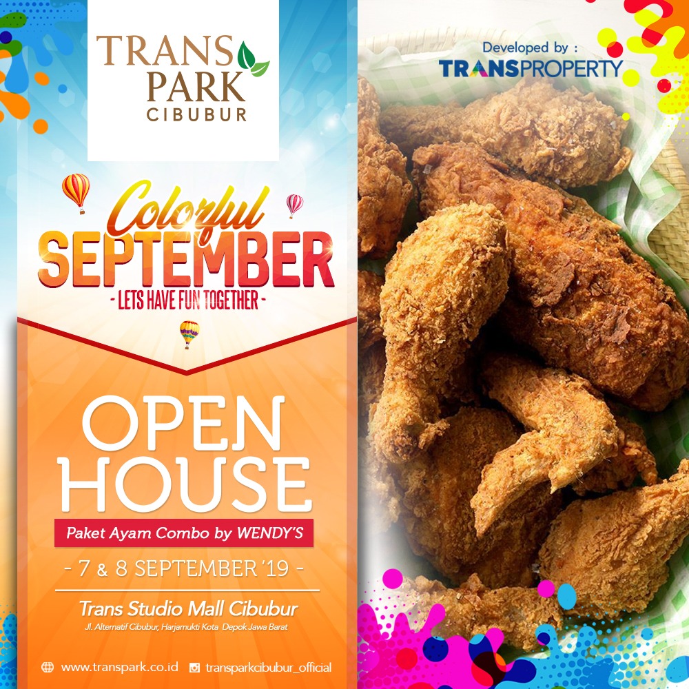 Open House Transpark Cibubur 7 & 8 September 2019