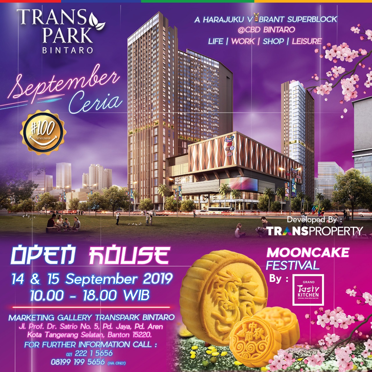 Open House Transpark Bintaro 14 & 15 September 2019