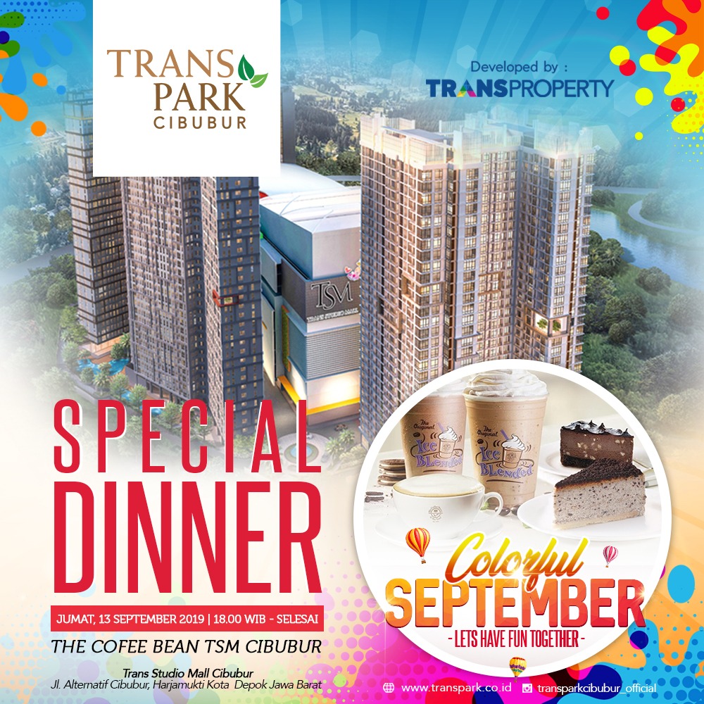 Special Dinner The Coffe Bean 13 September 2019 Transpark Cibubur