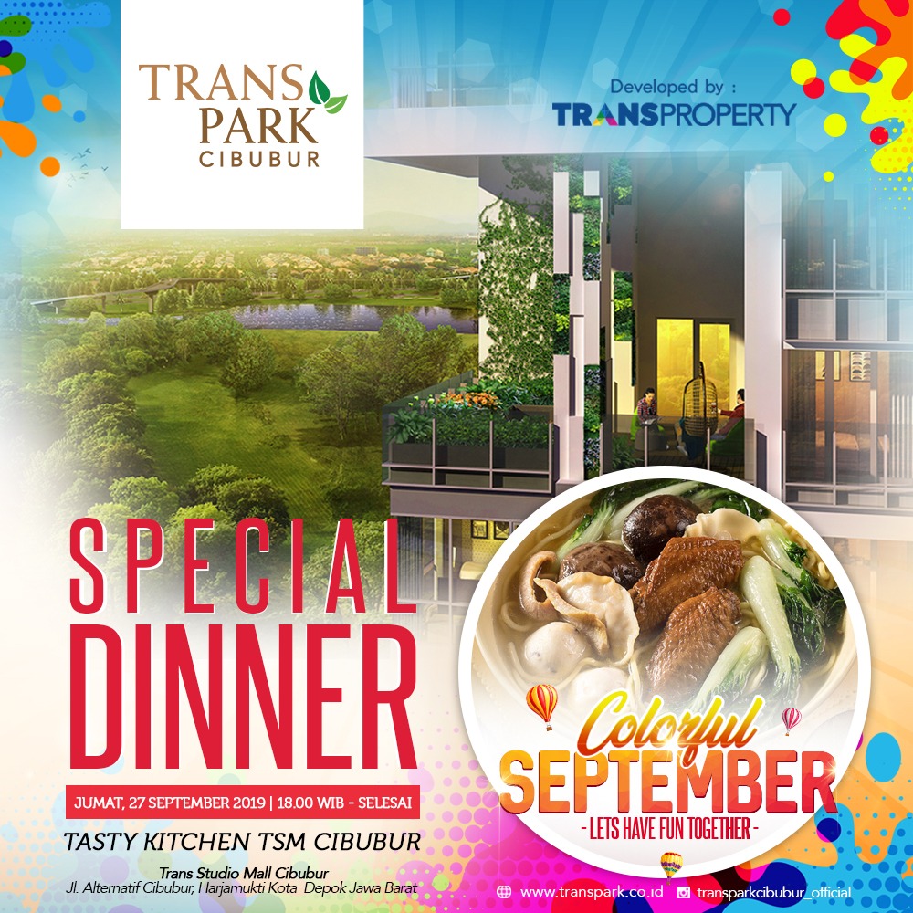 Special Dinner 27 September 2019 Transpark Cibubur