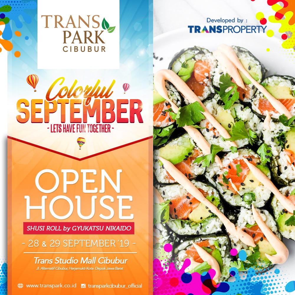 Open House Transpark Cibubur 28 & 29 September 2019