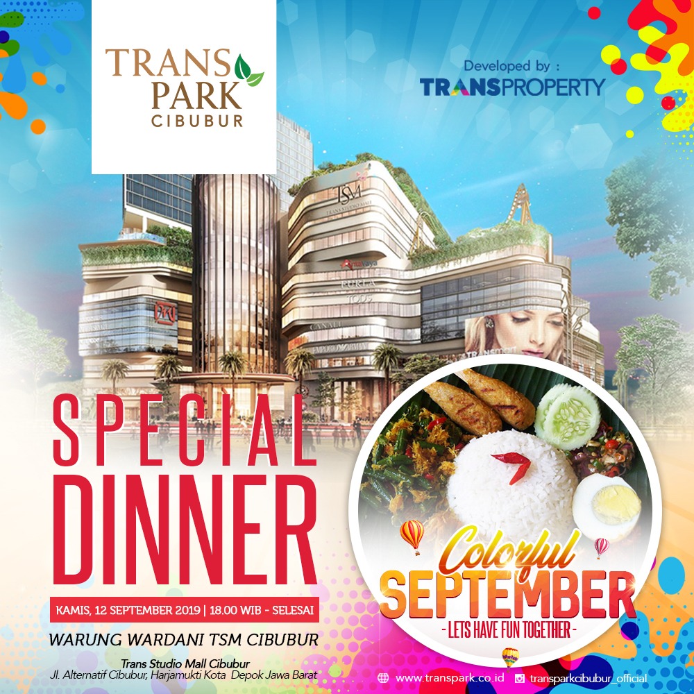 Special Dinner Warung Wardani 12 September 2019 Transpark Cibubur