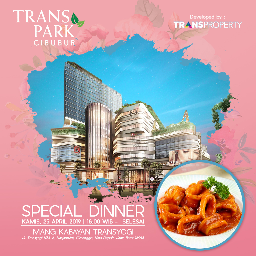 Special Dinner Mang Kabayan Transyogi 25 April 2019