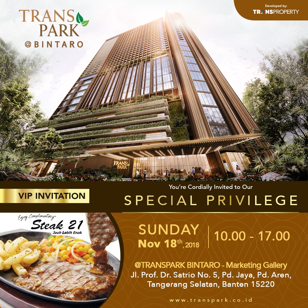 Special Privilege VIP Invitation Free Steak 21
