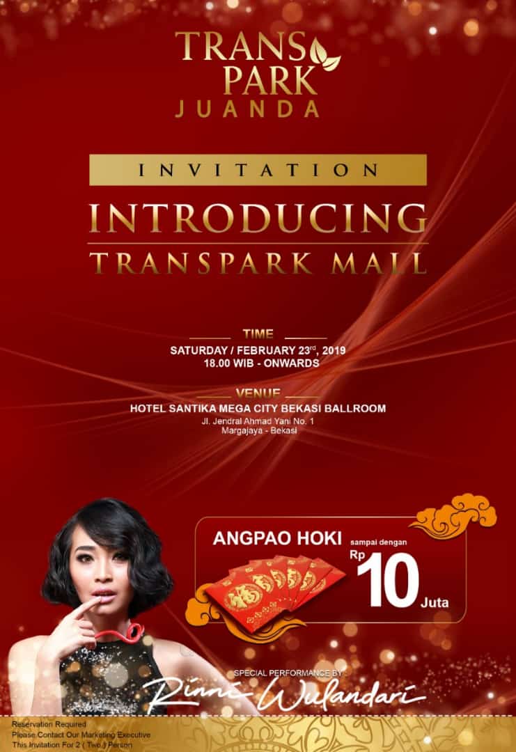 Invitation Introducing Transpark Mall