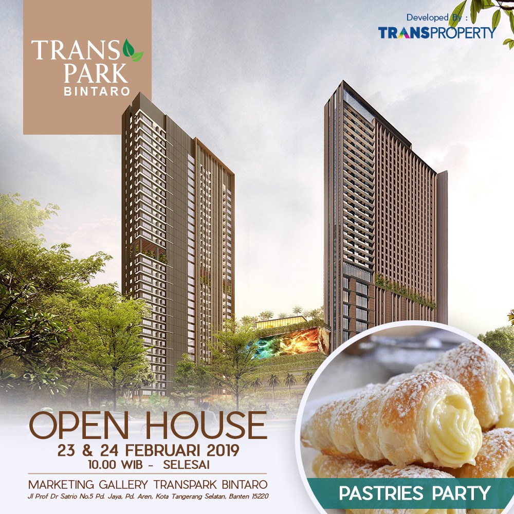 Open House Transpark Bintaro Get Pastries Party